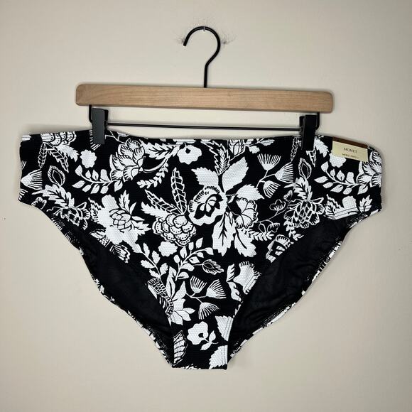 Artesands Cantata Forte Monet Mid Rise Curve Fit Brief‎ Black NWT Plus Size 18 - Picture 2 of 6